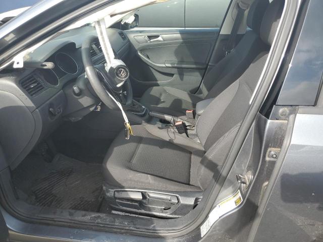 3VW2K7AJ0FM201984 - 2015 VOLKSWAGEN JETTA BASE رمادي صورة 7