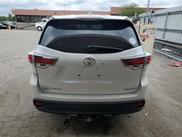 5TDBKRFH9FS195171 - 2015 TOYOTA HIGHLANDER LE WHITE photo 6