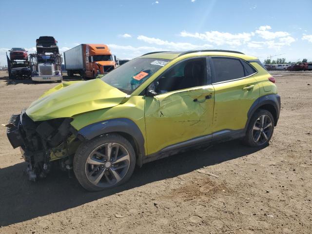 KM8K3CA56KU252239 - 2019 HYUNDAI KONA LIMITED GREEN photo 1