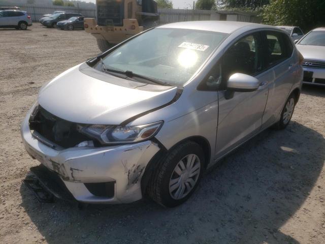 JHMGK5H58GS002792 - 2016 HONDA FIT LX SILVER photo 1