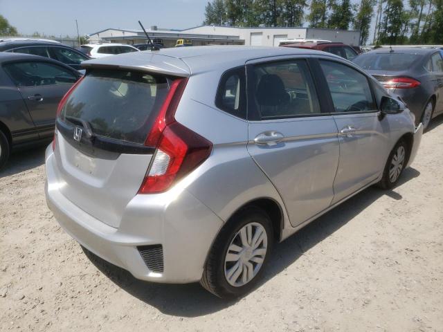 JHMGK5H58GS002792 - 2016 HONDA FIT LX SILVER photo 3