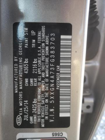 5XXGN4A73FG383703 - 2015 KIA OPTIMA EX GOLD photo 12