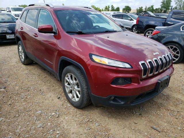 1C4PJLCB8EW167365 - 2014 JEEP CHEROKEE LATITUDE RED photo 4