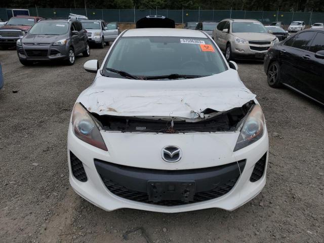 JM1BL1UP9D1785101 - 2013 MAZDA 3 I WHITE photo 5