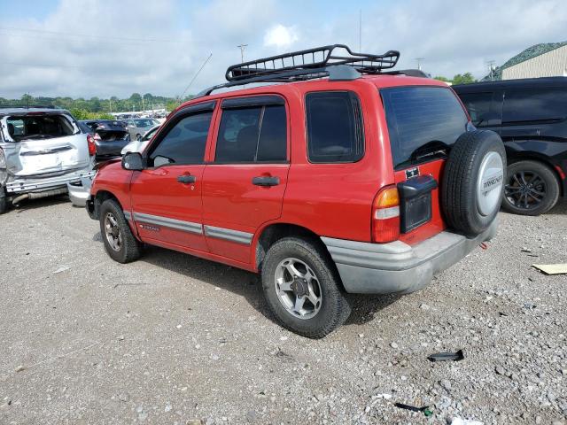 2CNBJ13C3Y6921547 - 2000 CHEVROLET TRACKER RED photo 2