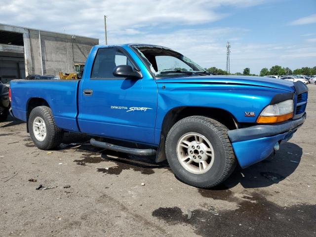 1B7FL26X1XS199494 - 1999 DODGE DAKOTA BLUE photo 4