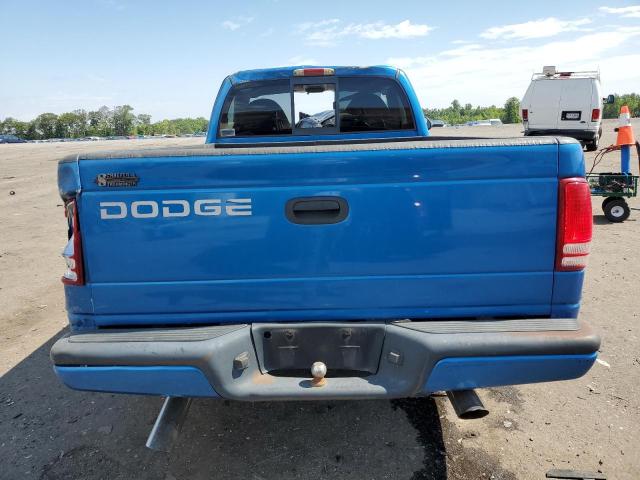 1B7FL26X1XS199494 - 1999 DODGE DAKOTA BLUE photo 6