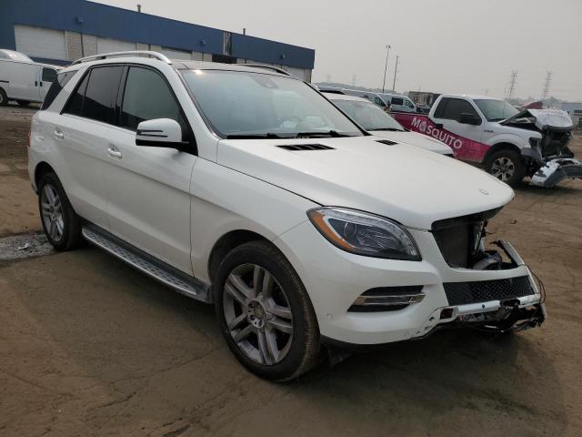 4JGDA5HB5FA476485 - 2015 MERCEDES-BENZ ML 350 4MATIC WHITE photo 4