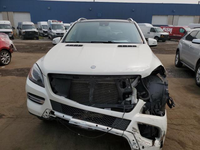 4JGDA5HB5FA476485 - 2015 MERCEDES-BENZ ML 350 4MATIC WHITE photo 5