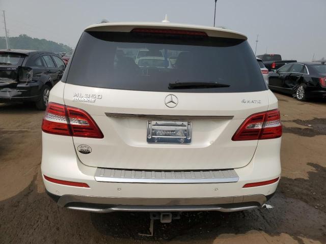 4JGDA5HB5FA476485 - 2015 MERCEDES-BENZ ML 350 4MATIC WHITE photo 6