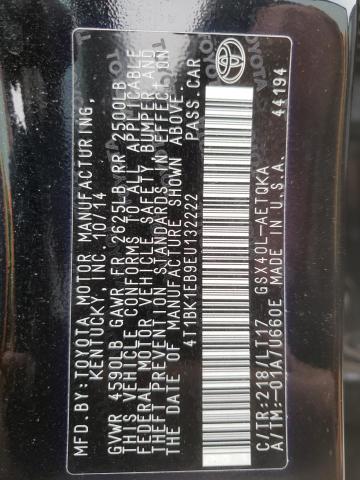 4T1BK1EB9EU132222 - 2014 TOYOTA AVALON BASE Qara foto 12