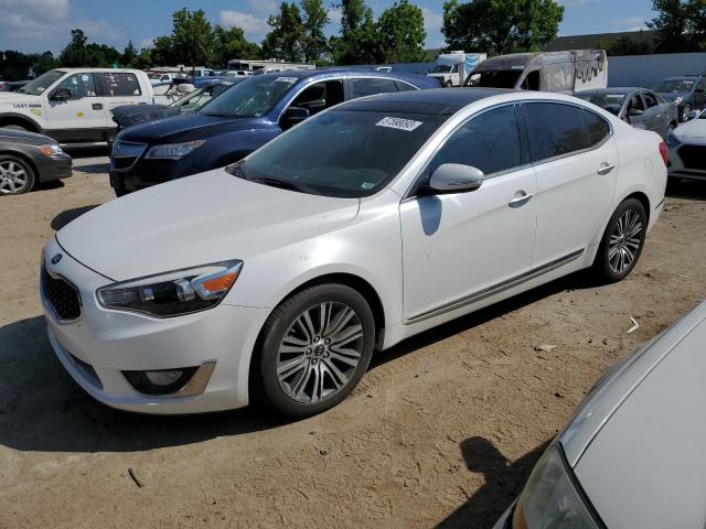 KNALN4D77F5188182 - 2015 KIA CADENZA PREMIUM WHITE photo 1