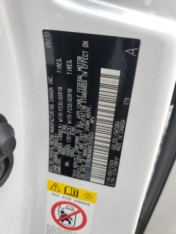 2T2BZMCA6HC117623 - 2017 LEXUS RX 350 BASE WHITE photo 14