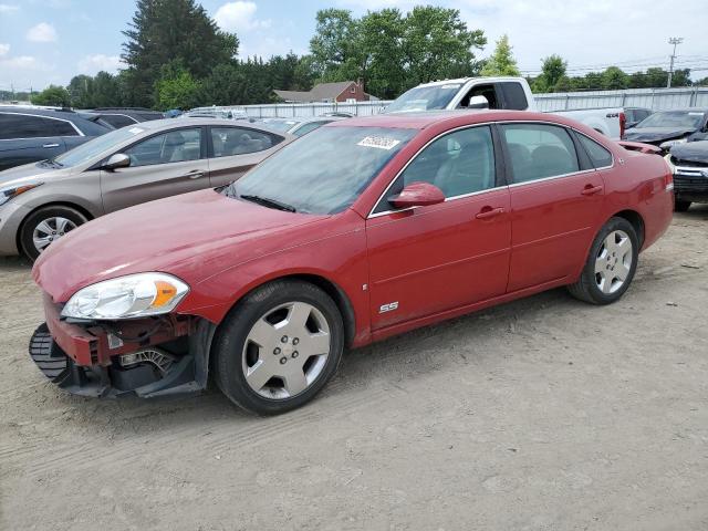 2G1WD58C281201210 - 2008 CHEVROLET IMPALA SUPER SPORT RED photo 1