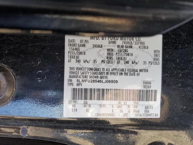 5LMFU28546LJ06509 - 2006 LINCOLN NAVIGATOR BLACK photo 13