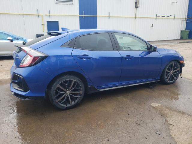 SHHFK7H44LU302710 - 2020 HONDA CIVIC SPORT 蓝色 照片 3