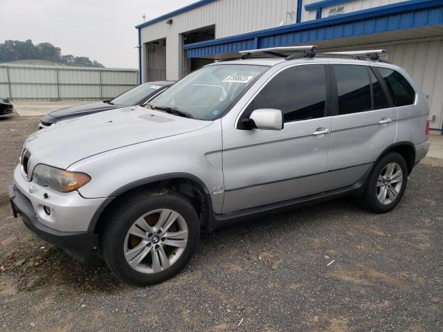 5UXFB535X4LV04356 - 2004 BMW X5 4.4I SILVER photo 1