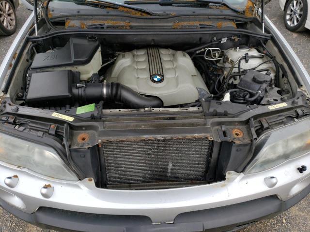 5UXFB535X4LV04356 - 2004 BMW X5 4.4I SILVER photo 11