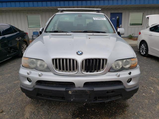 5UXFB535X4LV04356 - 2004 BMW X5 4.4I SILVER photo 5