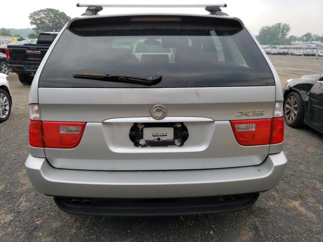 5UXFB535X4LV04356 - 2004 BMW X5 4.4I SILVER photo 6