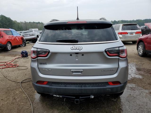 3C4NJDCB8JT306844 - 2018 JEEP COMPASS LIMITED SILVER photo 6