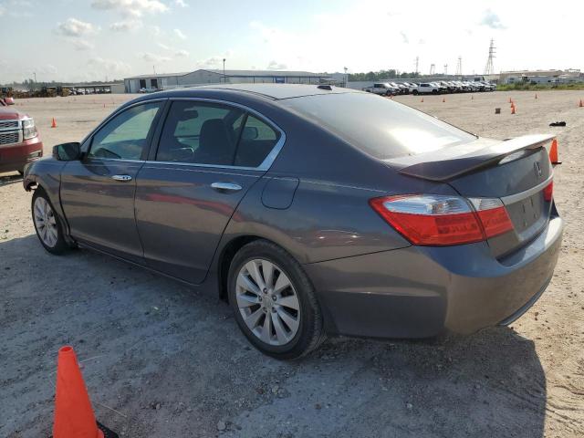 1HGCR2F85DA149162 - 2013 HONDA ACCORD EXL GRAY photo 2