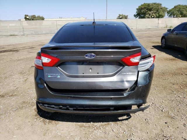 3FA6P0SU1FR147352 - 2015 FORD FUSION TITANIUM PHEV CHARCOAL photo 6