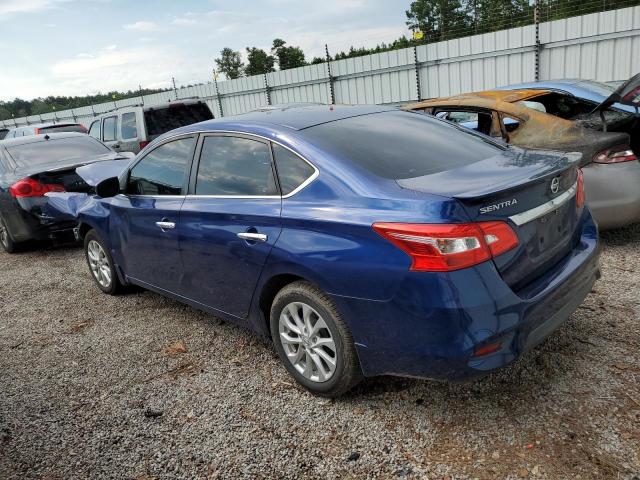 3N1AB7AP1HY260799 - 2017 NISSAN SENTRA S BLUE photo 2