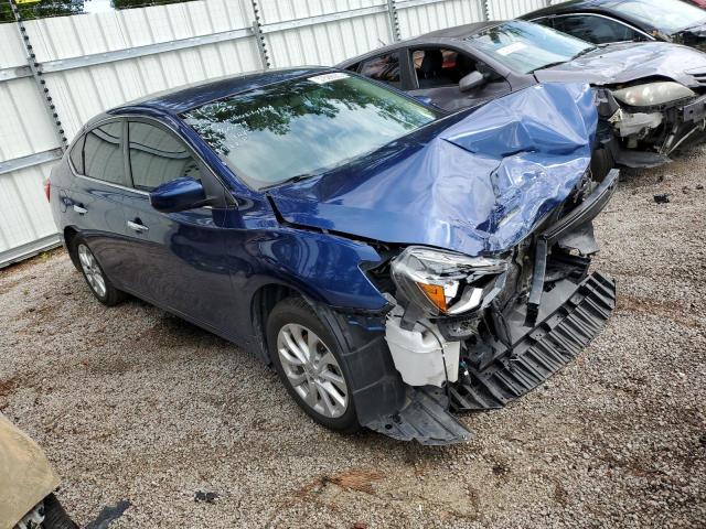 3N1AB7AP1HY260799 - 2017 NISSAN SENTRA S BLUE photo 4