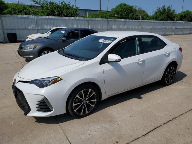 2T1BURHE7KC238860 - 2019 TOYOTA COROLLA L WHITE photo 1