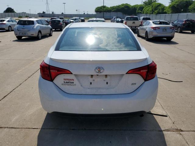 2T1BURHE7KC238860 - 2019 TOYOTA COROLLA L WHITE photo 6