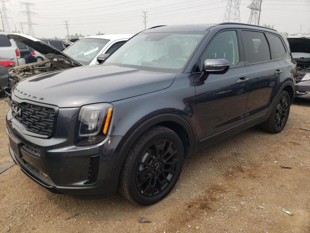 5XYP5DHC0NG248871 - 2022 KIA TELLURIDE SX GRAY photo 1