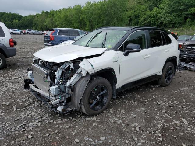 JTMEWRFV4KJ018736 - 2019 TOYOTA RAV4 XSE WHITE photo 1