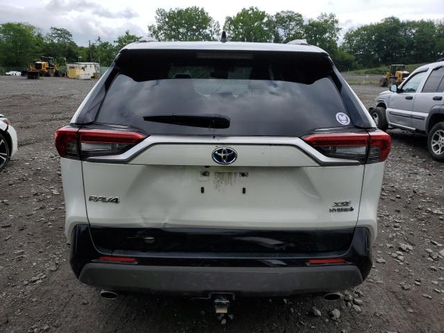 JTMEWRFV4KJ018736 - 2019 TOYOTA RAV4 XSE WHITE photo 6