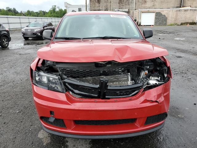 3C4PDCABXLT278514 - 2020 DODGE JOURNEY SE RED photo 5