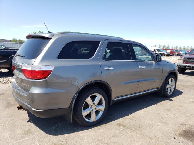 1C4RDJEG7CC125975 - 2012 DODGE DURANGO CITADEL SILVER photo 3