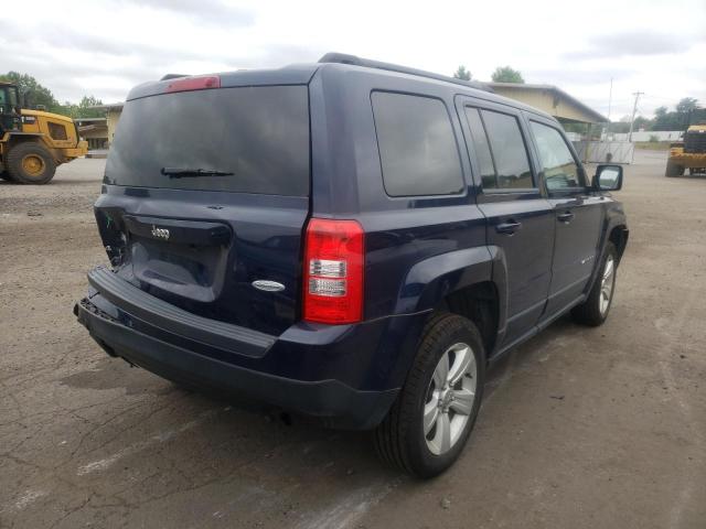 1C4NJRFB9DD156245 - 2013 JEEP PATRIOT LATITUDE BLUE photo 4