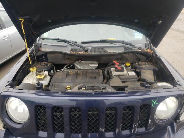 1C4NJRFB9DD156245 - 2013 JEEP PATRIOT LATITUDE BLUE photo 7