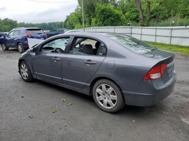 2HGFA16519H315948 - 2009 HONDA CIVIC LX GRAY photo 2