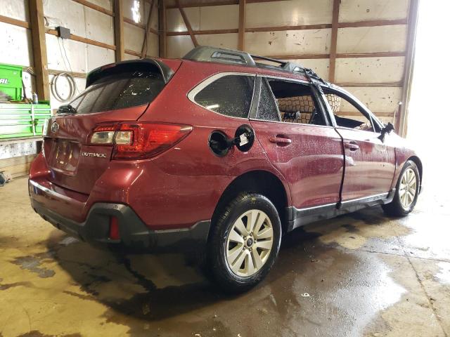 4S4BSAAC0J3383709 - 2018 SUBARU OUTBACK 2.5I RED photo 3