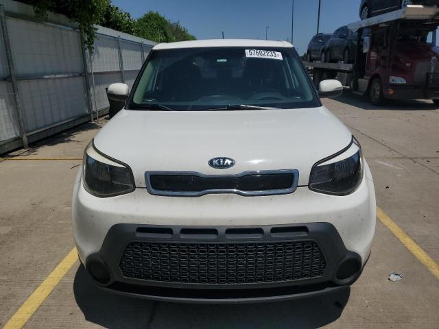 KNDJP3A59E7104447 - 2014 KIA SOUL + WHITE photo 5