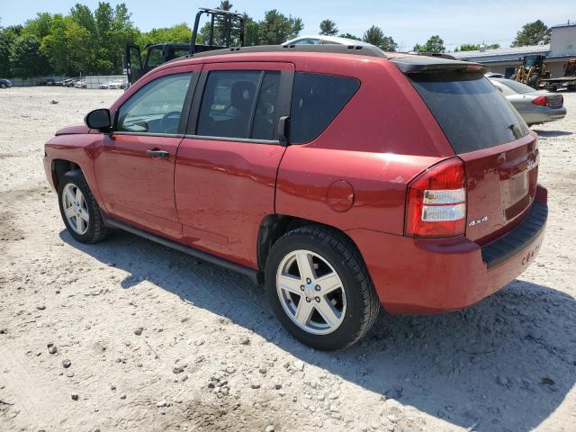 1J8FF47W67D596639 - 2007 JEEP COMPASS RED photo 2