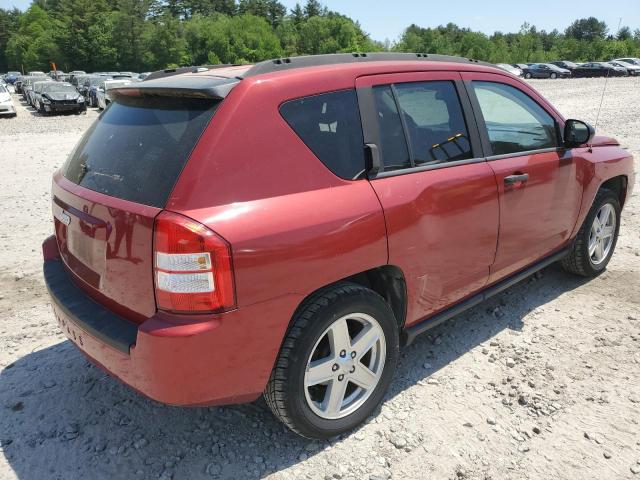 1J8FF47W67D596639 - 2007 JEEP COMPASS RED photo 3