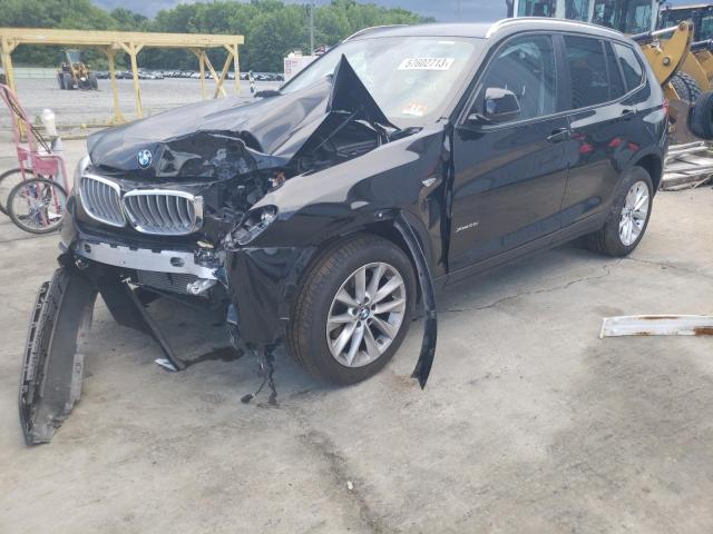 5UXWX9C55F0D59730 - 2015 BMW X3 XDRIVE28I BLACK photo 1