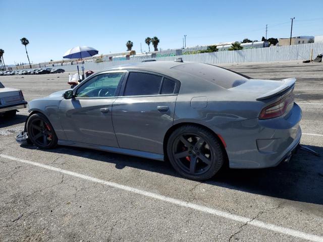 2C3CDXL98JH113037 - 2018 DODGE CHARGER SRT HELLCAT GRAY photo 2