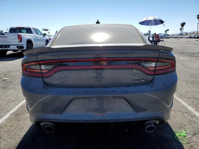 2C3CDXL98JH113037 - 2018 DODGE CHARGER SRT HELLCAT GRAY photo 6