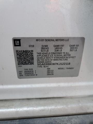 5GAERBKW7KJ122118 - 2019 BUICK ENCLAVE ESSENCE თეთრი ფოტო 14