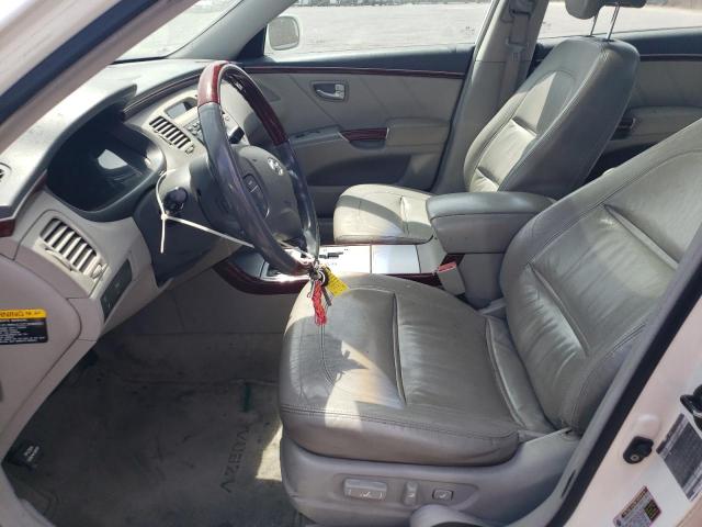 KMHFC46F16A098121 - 2006 HYUNDAI AZERA SE WHITE photo 7