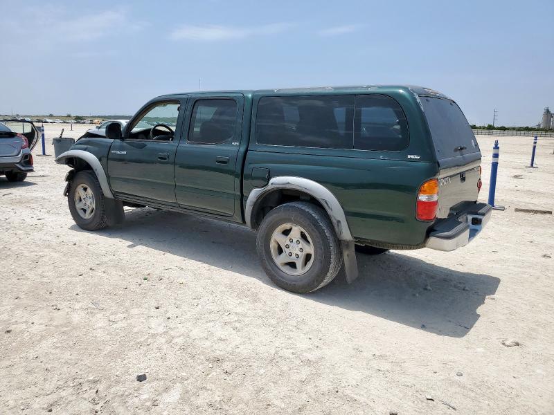 5TEGN92N71Z779282 - 2001 TOYOTA TACOMA DOUBLE CAB PRERUNNER GREEN photo 2