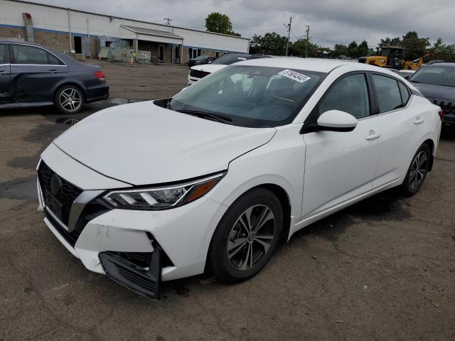 3N1AB8CV2NY248965 - 2022 NISSAN SENTRA SV WHITE photo 1